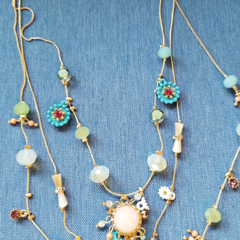 Betsey Johnson Tri-Necklace - NWT - Picture 5 of 10